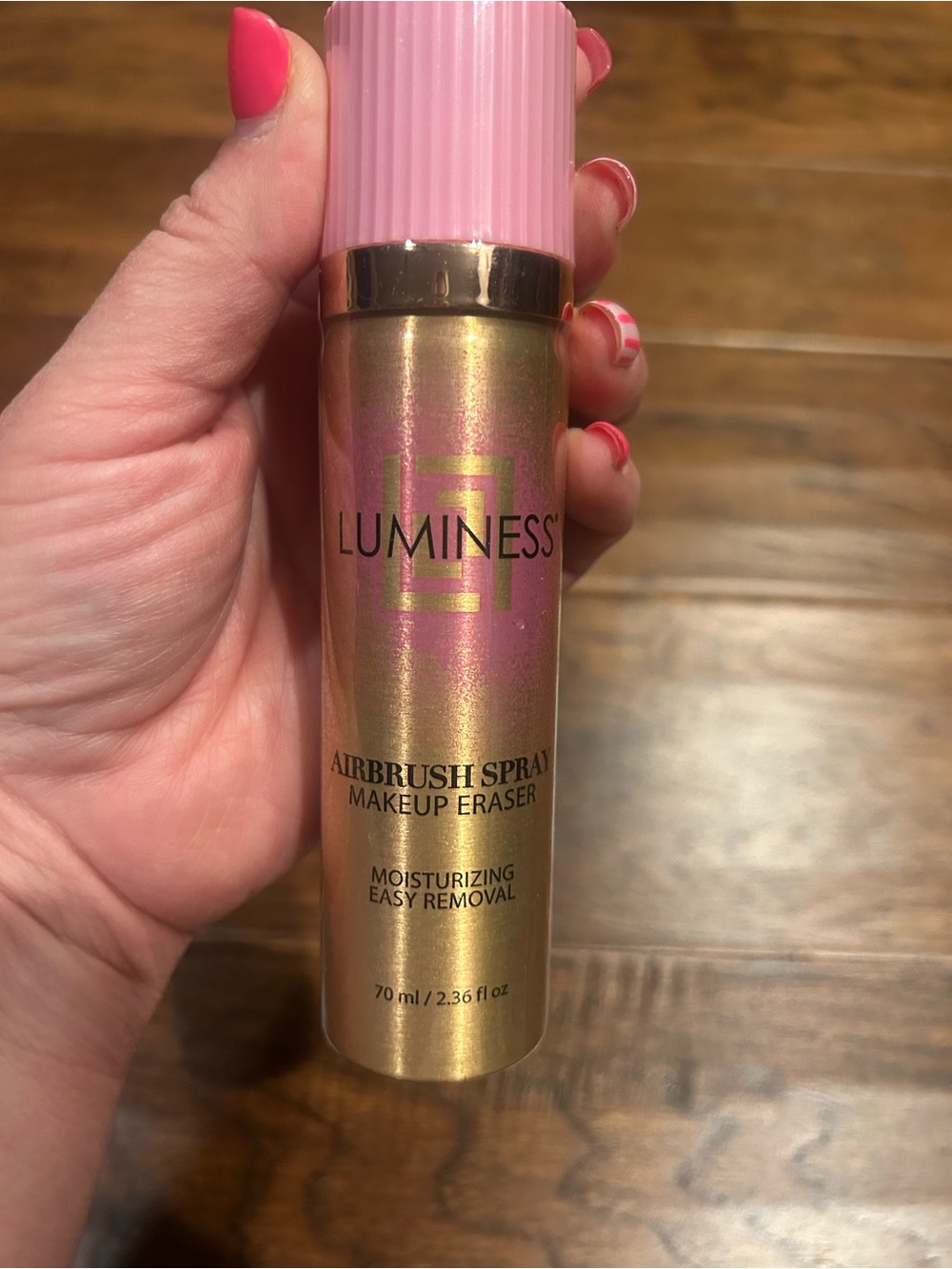 LUMINESS Airbrush Spray Makeup Eraser 70ml 2.36oz Moisturizing Remover NEW